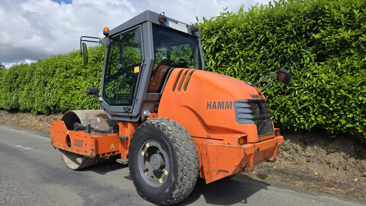 Hamm 3307 Single Drum Roller (7 Tonne) - Image 2