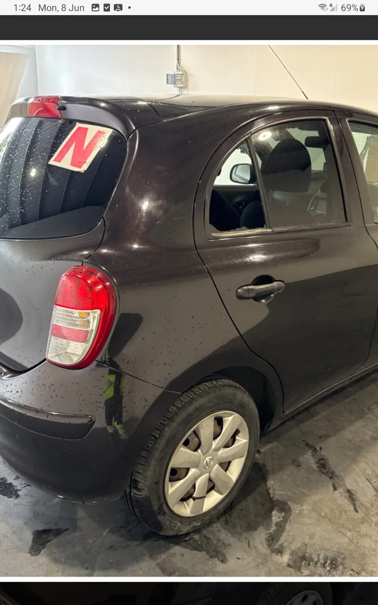 Nissan March attempted theft 2012 - Image 1