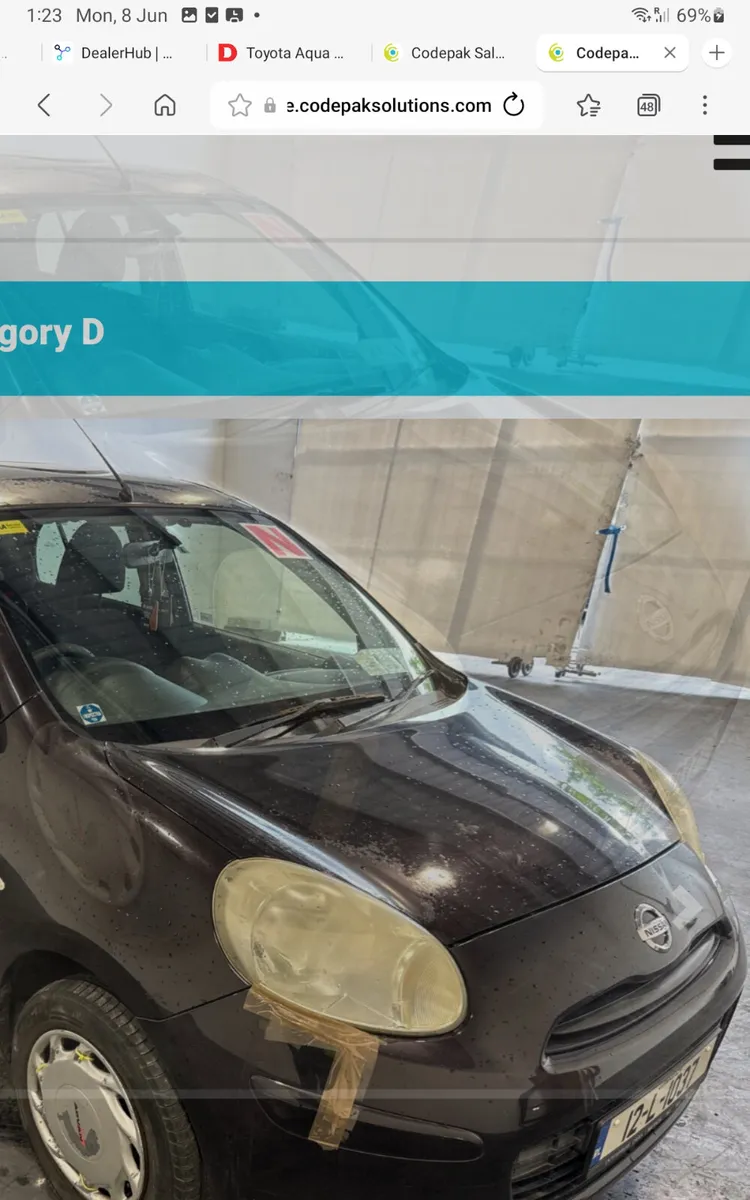 Nissan March attempted theft 2012 - Image 3