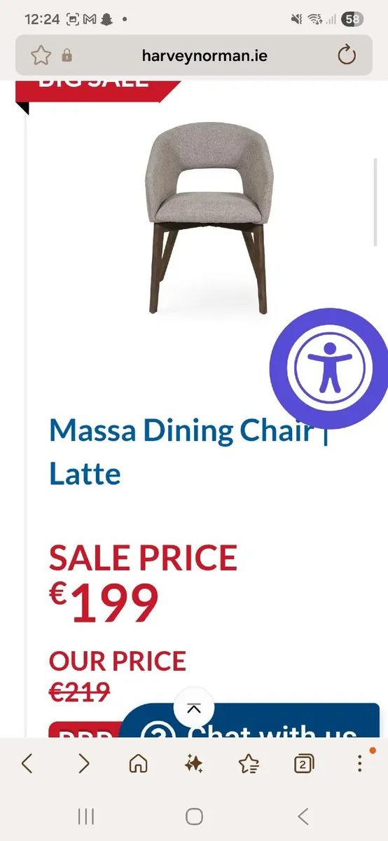 4 brand new Dining chairs - Image 4