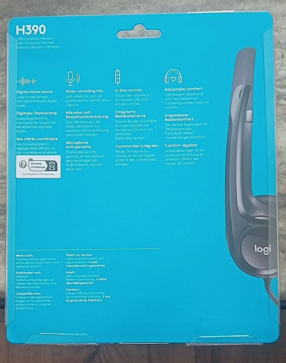 Logitech H390 Wired Headset for PC/Laptop - Image 2