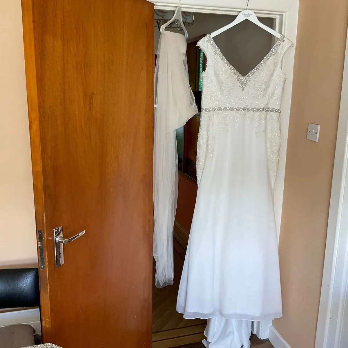 Wedding Dress & Veil - Image 3