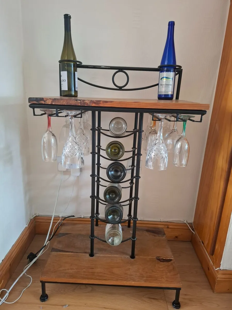 Wine bar & matching wall unit - Image 1