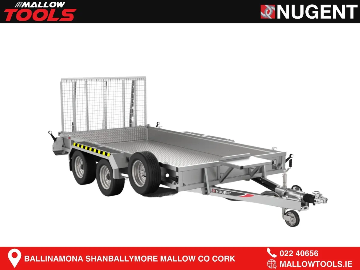 Nugent Plant  9' 2'' x 4' 4''  Twin Axle  (2700kg)
