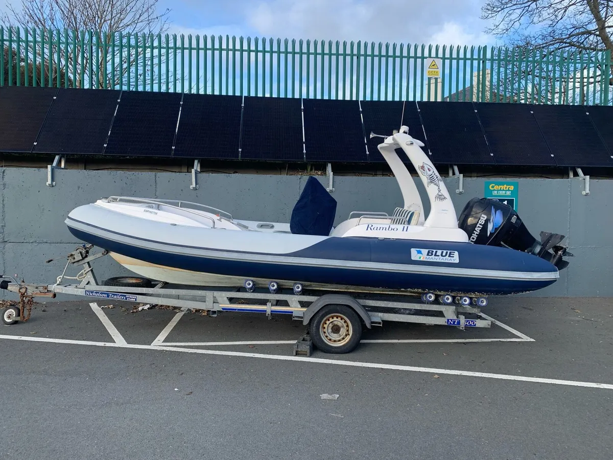 5.5m Blue Mantaray Rib - Image 1