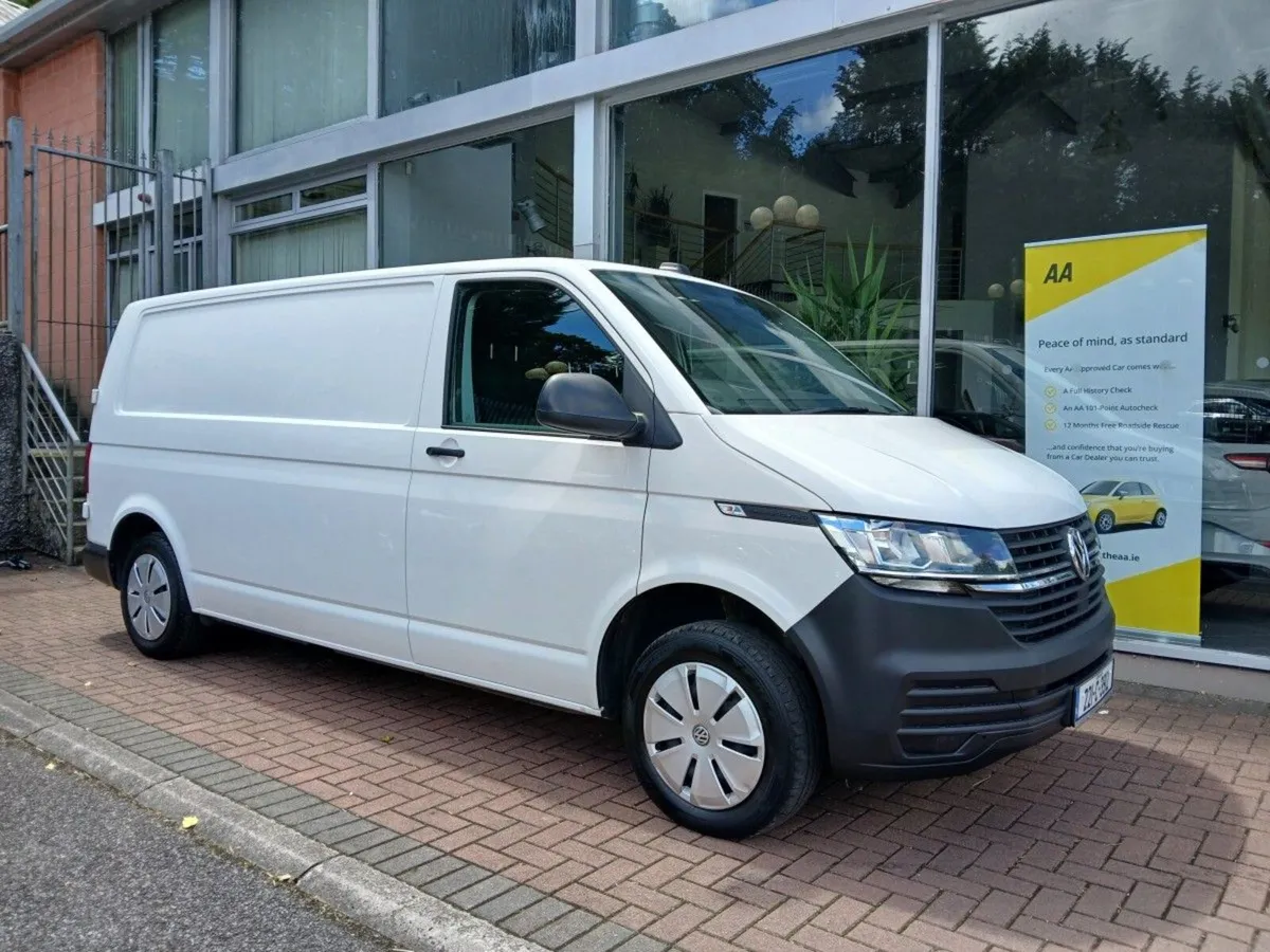 Volkswagen Transporter 2.0 TDi Lwb 110Bhp, White, - Image 1