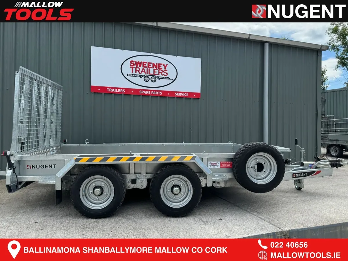 Nugent Plant  10' 3'' x 6' 1''  Twin Axle  3500kg