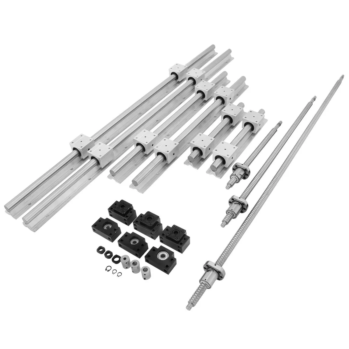 SBR20 Linear Slide Guide Rail Set + 3 Ballscrew - Image 1