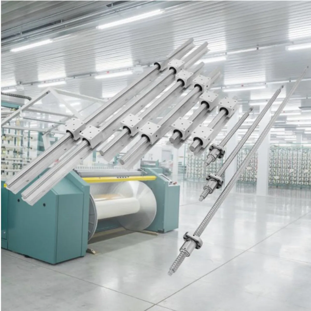 SBR20 Linear Slide Guide Rail Set + 3 Ballscrew - Image 4