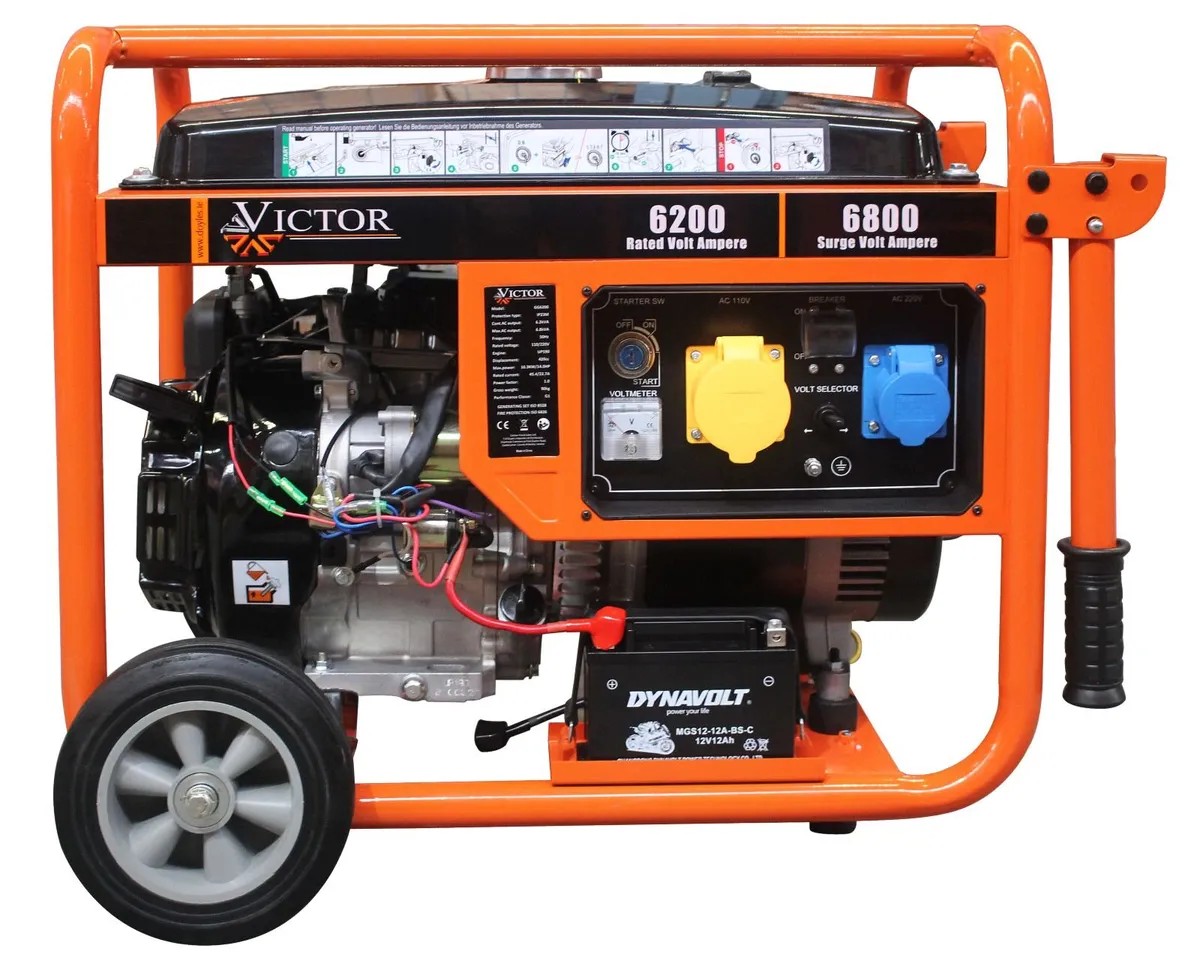 Victor Petrol Powered Generator (6.8KVA) - Image 3