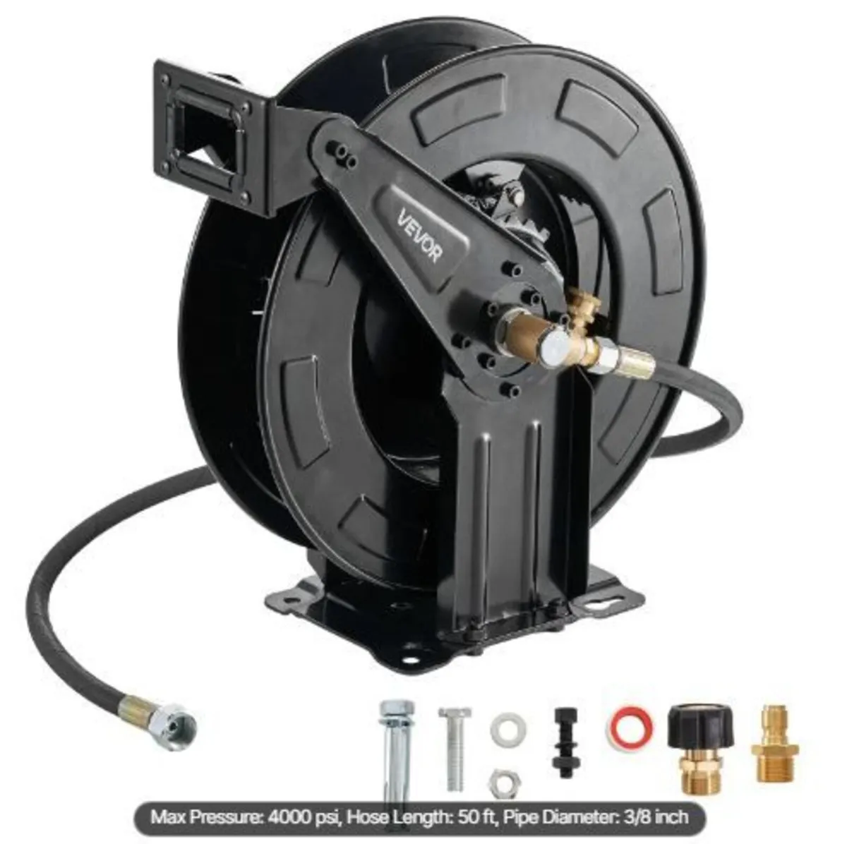 Pressure Washer Hose Reel, 15.2 m x 9.5 mm - Image 2