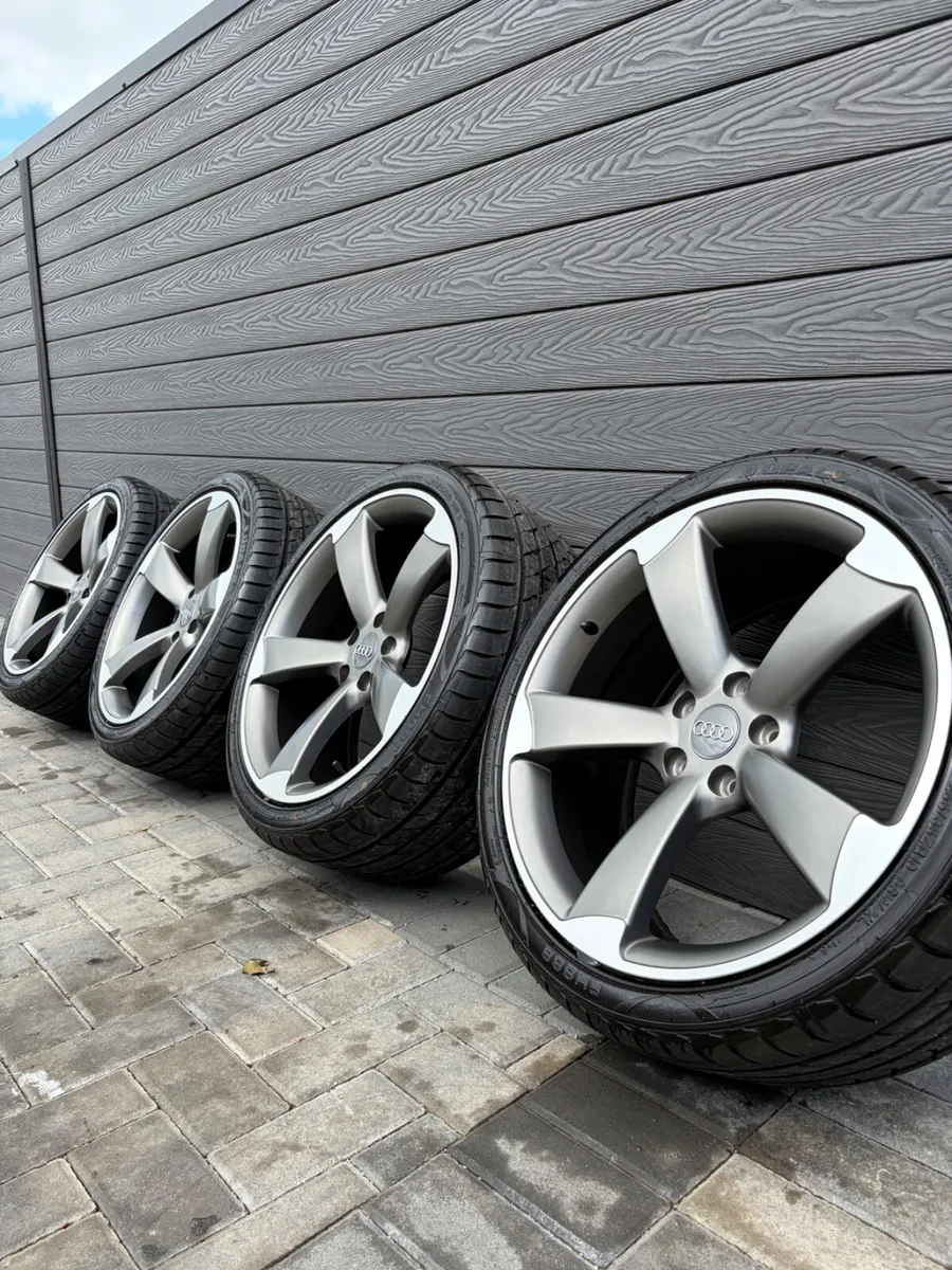 19” BRAND NEW AUDI TTRS ALLOY WHEELS & TYRES - Image 1