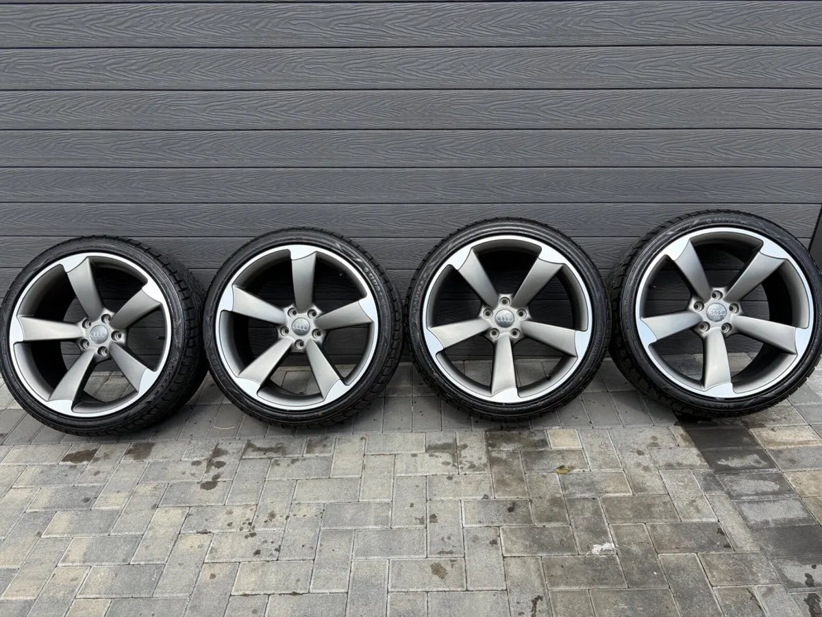 19” BRAND NEW AUDI TTRS ALLOY WHEELS & TYRES - Image 2