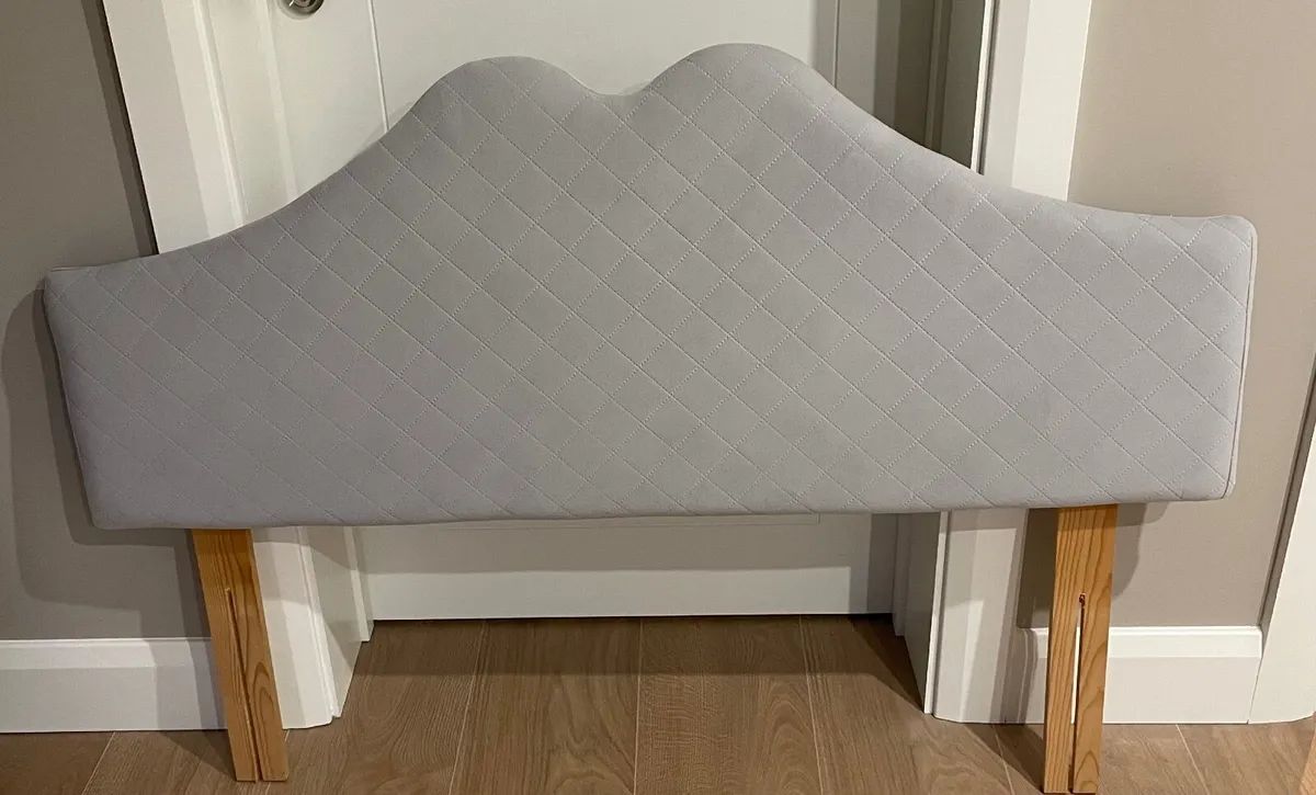 Double upholstered headboard