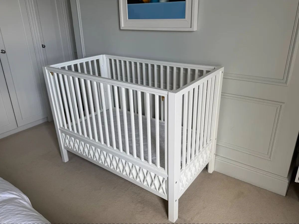 Cam Cam “Harlequin” Baby Cot 60x120cm - Image 2