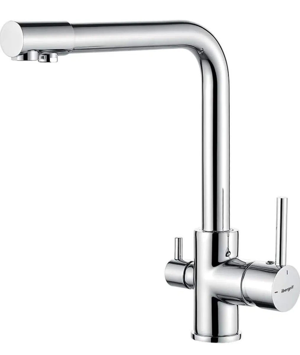 3 way kitchen mixer with integrated filtration - Image 1