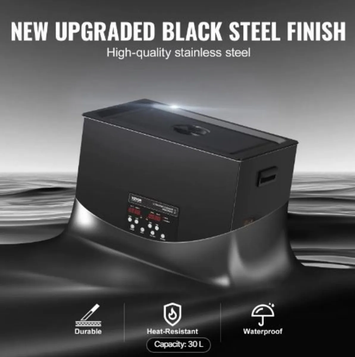 30L Sonic Cleaner, 600W Digital Ultrasonic Cleani - Image 4