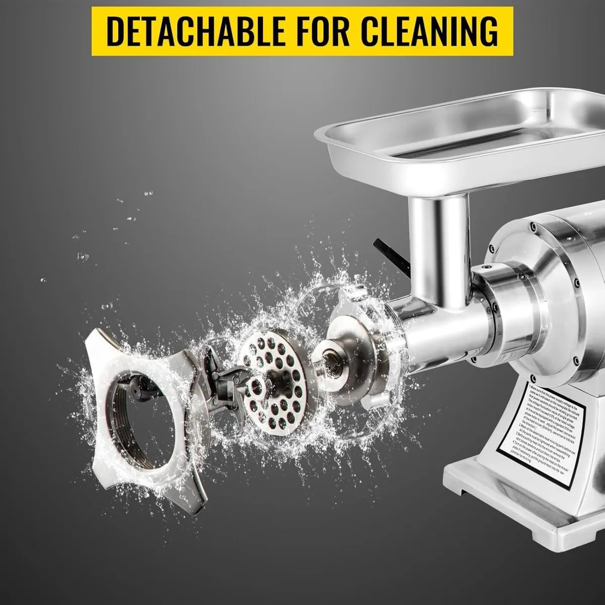 Electric Meat Grinder 1100W Stainless Steel Mincer - Image 3