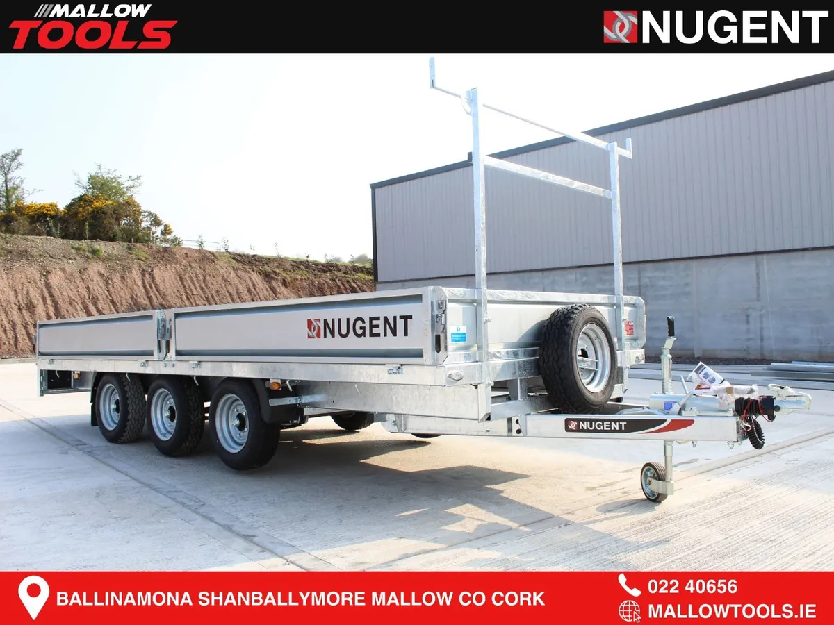 Nugent Flatbed  18ft1'' x 6ft7''  Tri Axle 3500kg