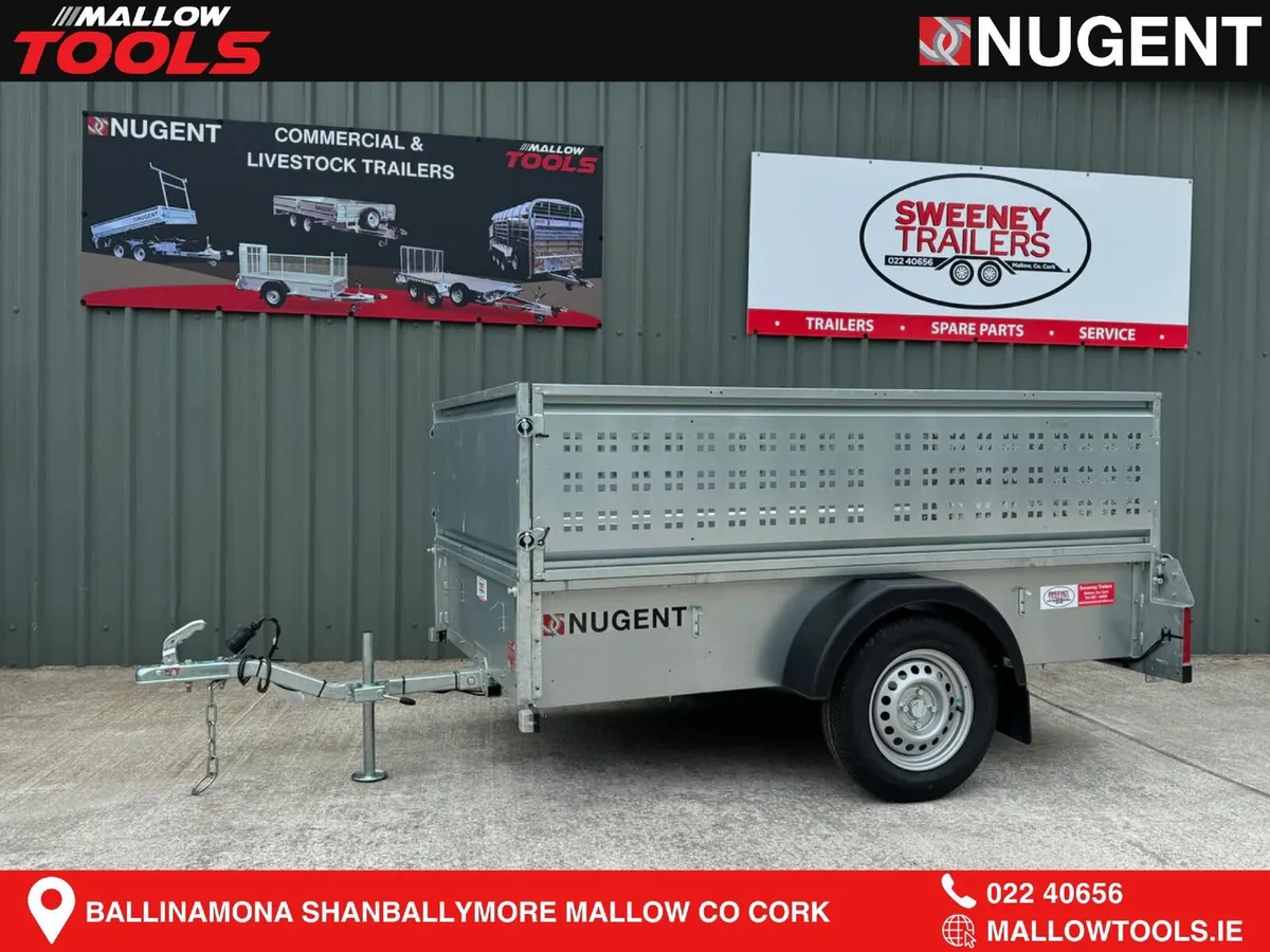 Nugent Utility  7' 1'' x 4' 2''  Single Axle 750kg