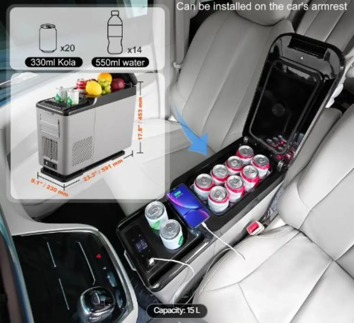 Car Refrigerator, 12 Volt - Image 3
