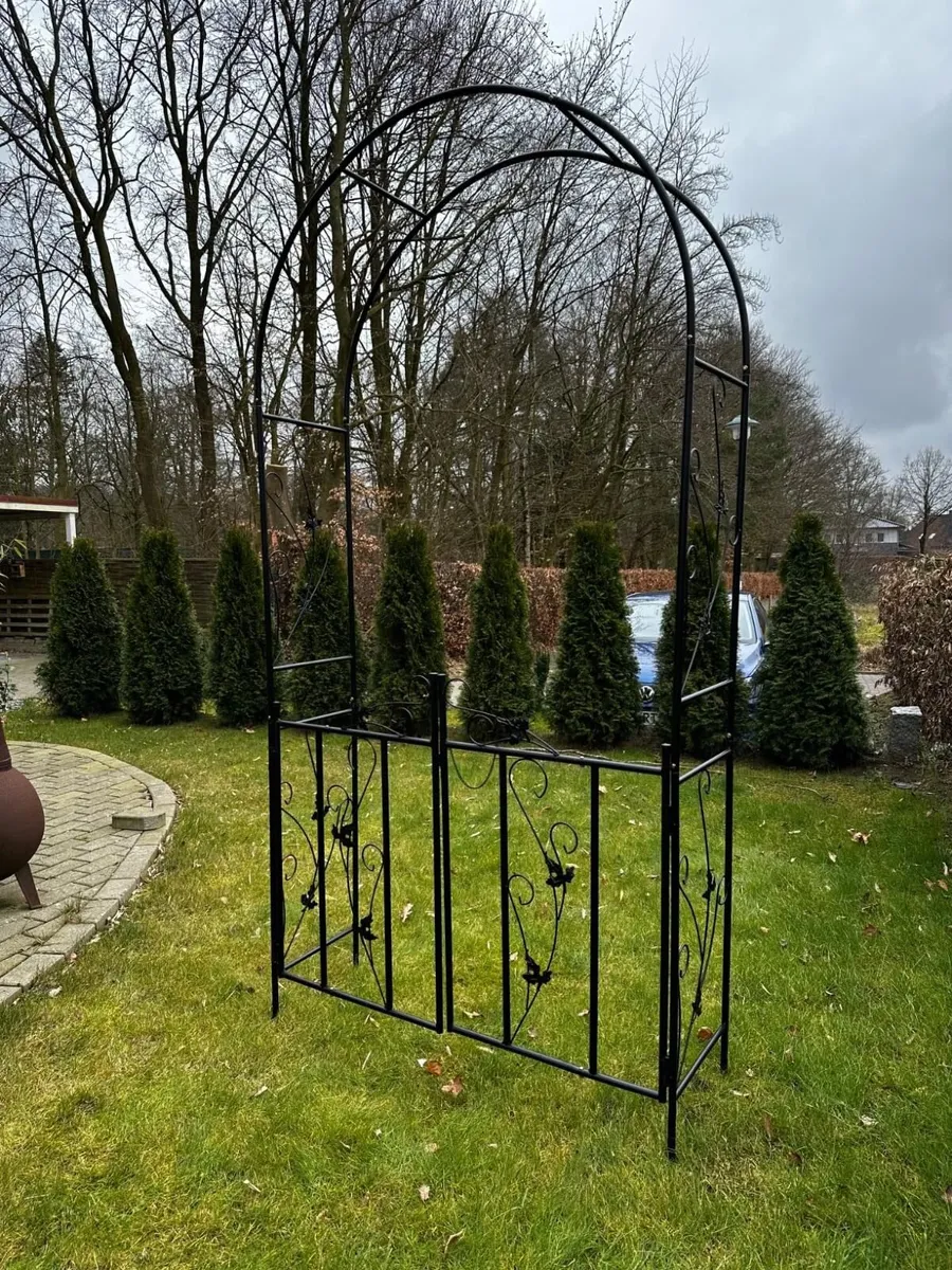 Rose arch Gate Decorative Metal Garden Trellis - Image 4