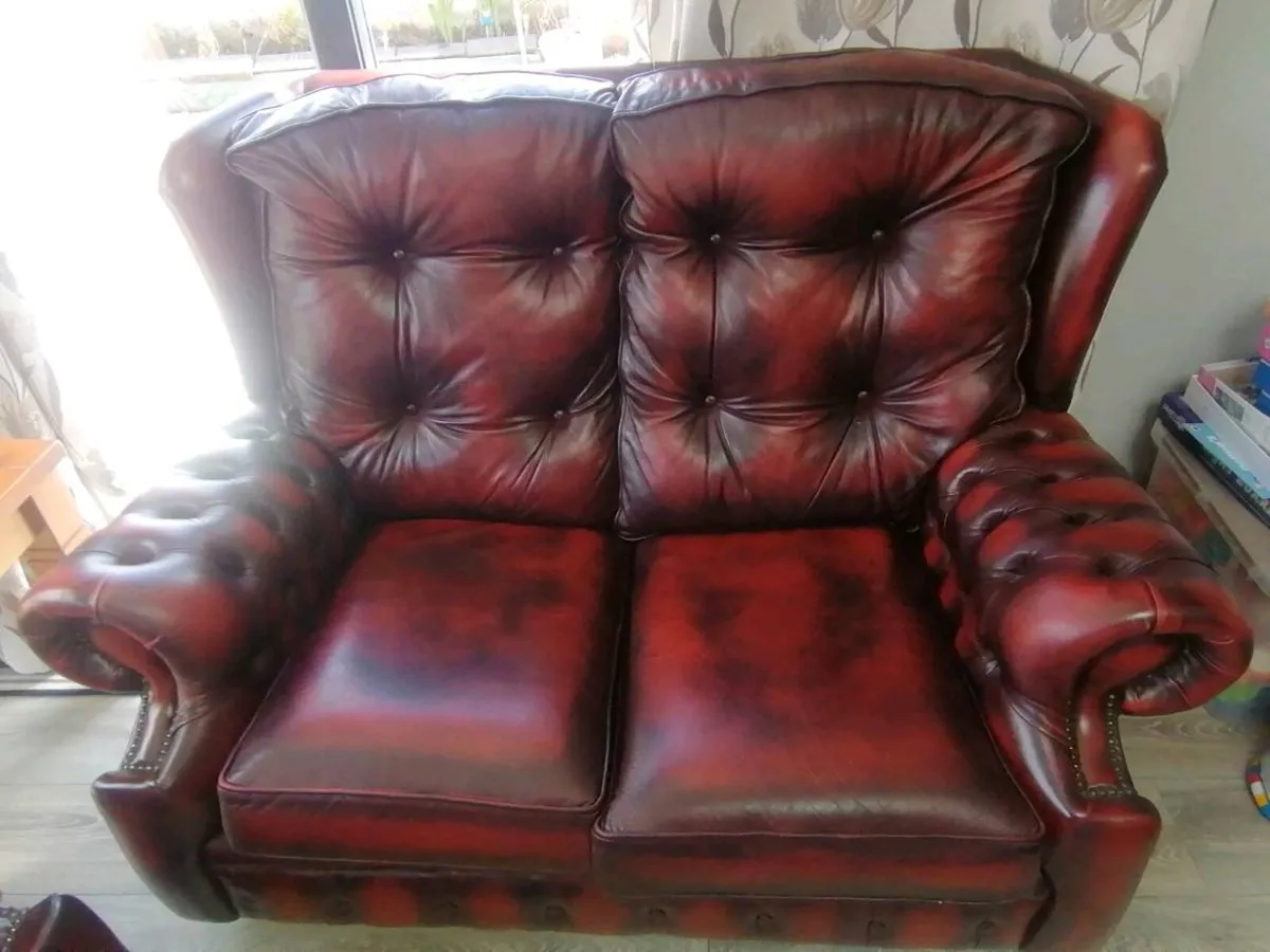 Real leather sofa - Image 2