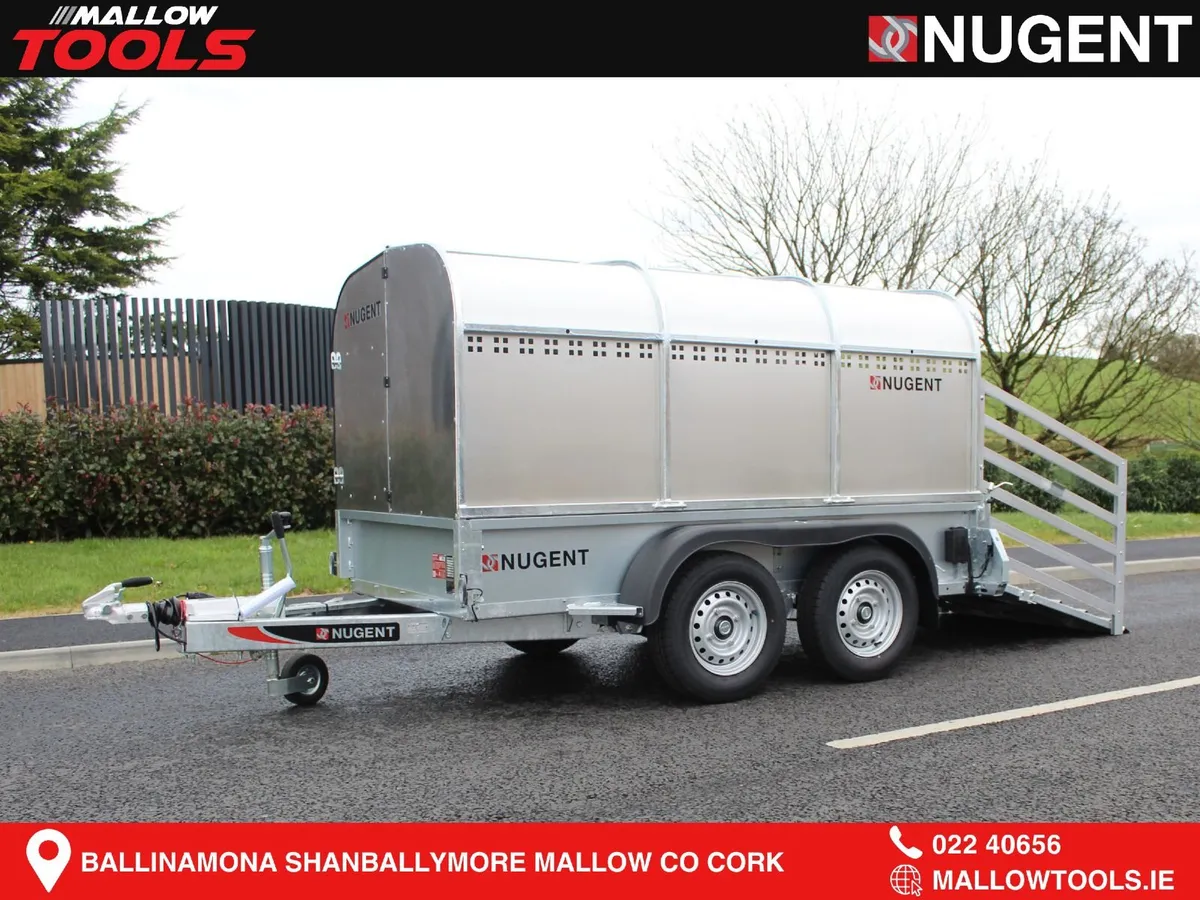 Nugent General Agri 8' 2" x 4' 2"  Twin Axle