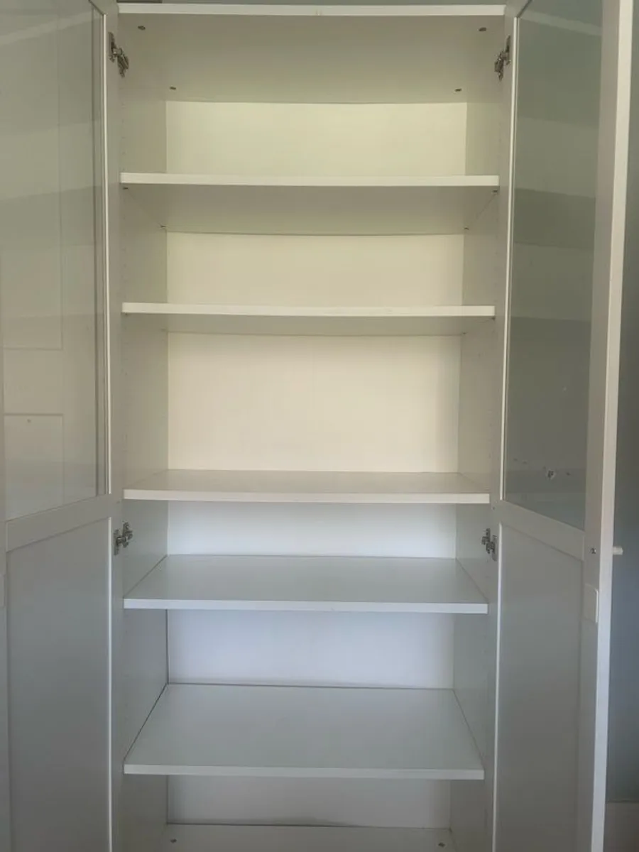 ikea Billy bookcase with panel/glass doors - Image 2