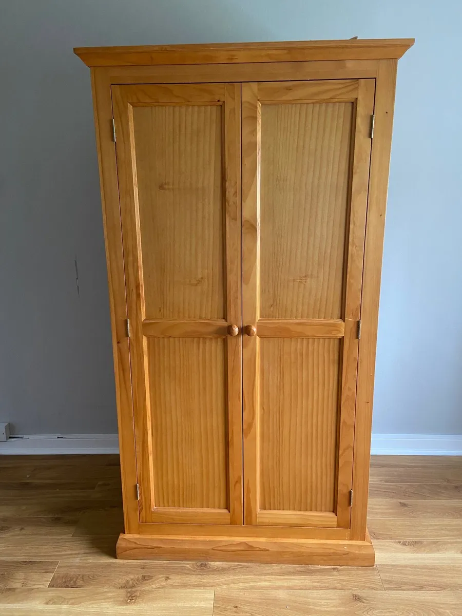 Solid Pine  Wardrobe - Image 1