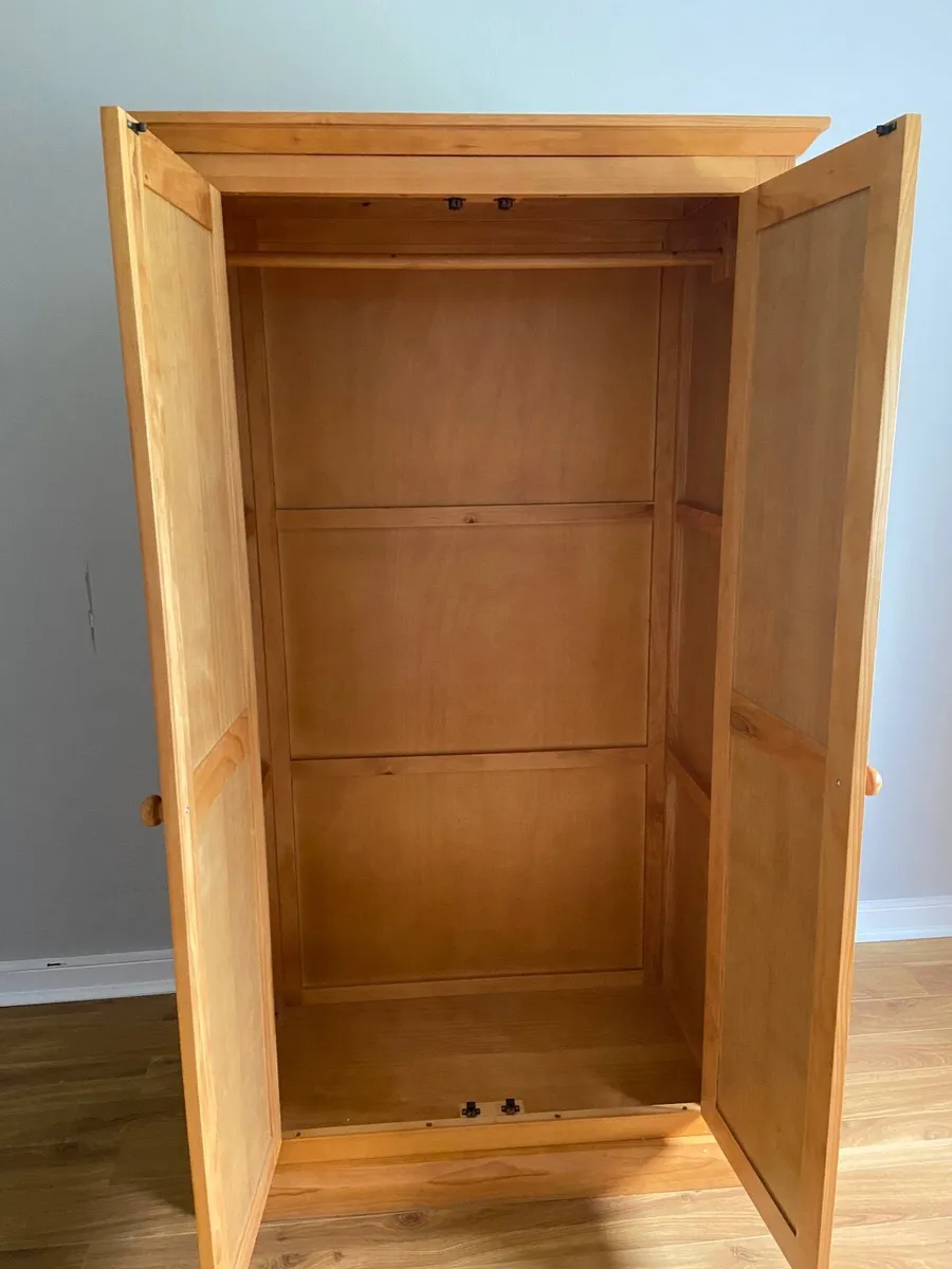 Solid Pine  Wardrobe - Image 2