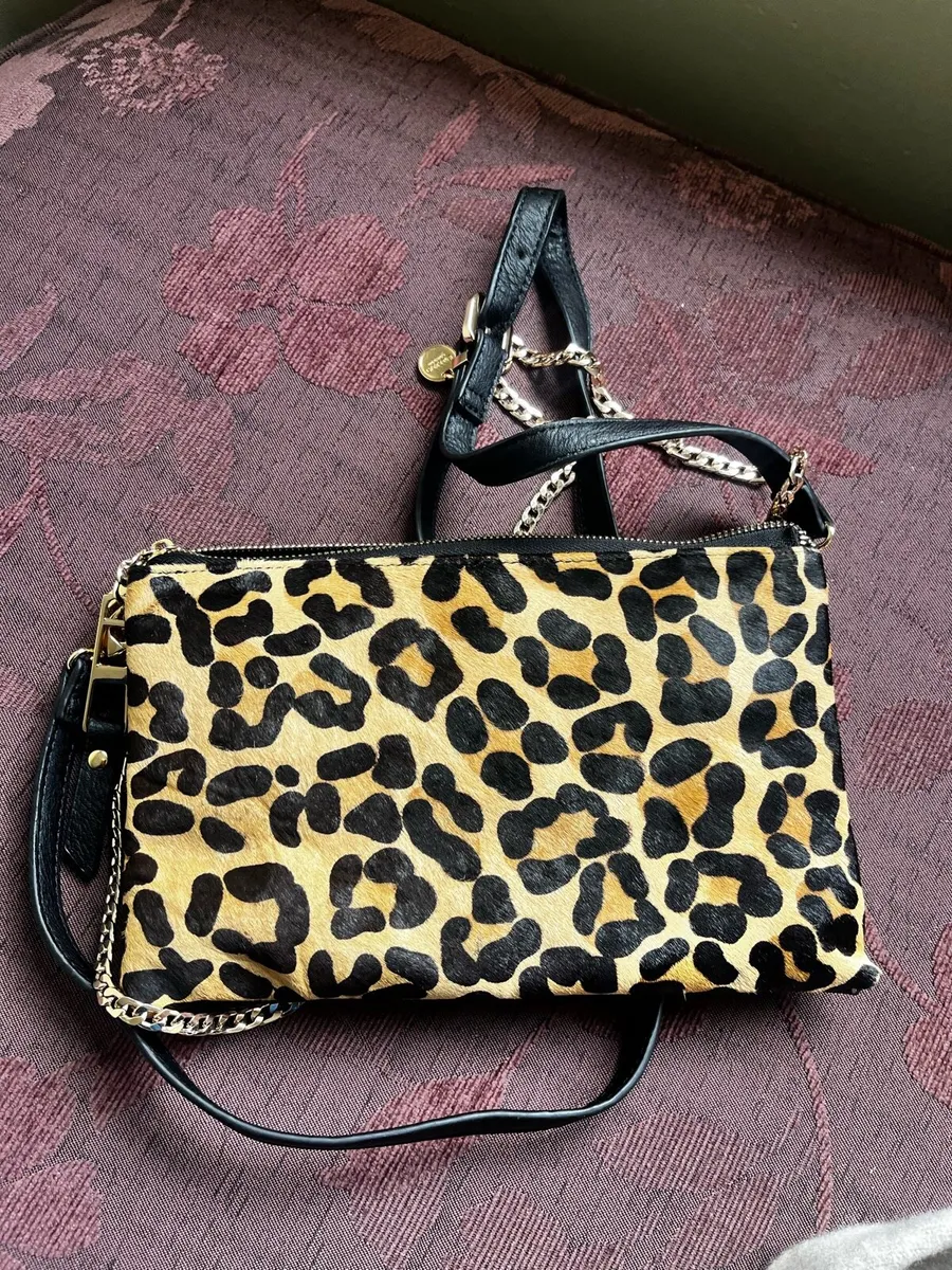 Dune leopard print black bag - Image 2
