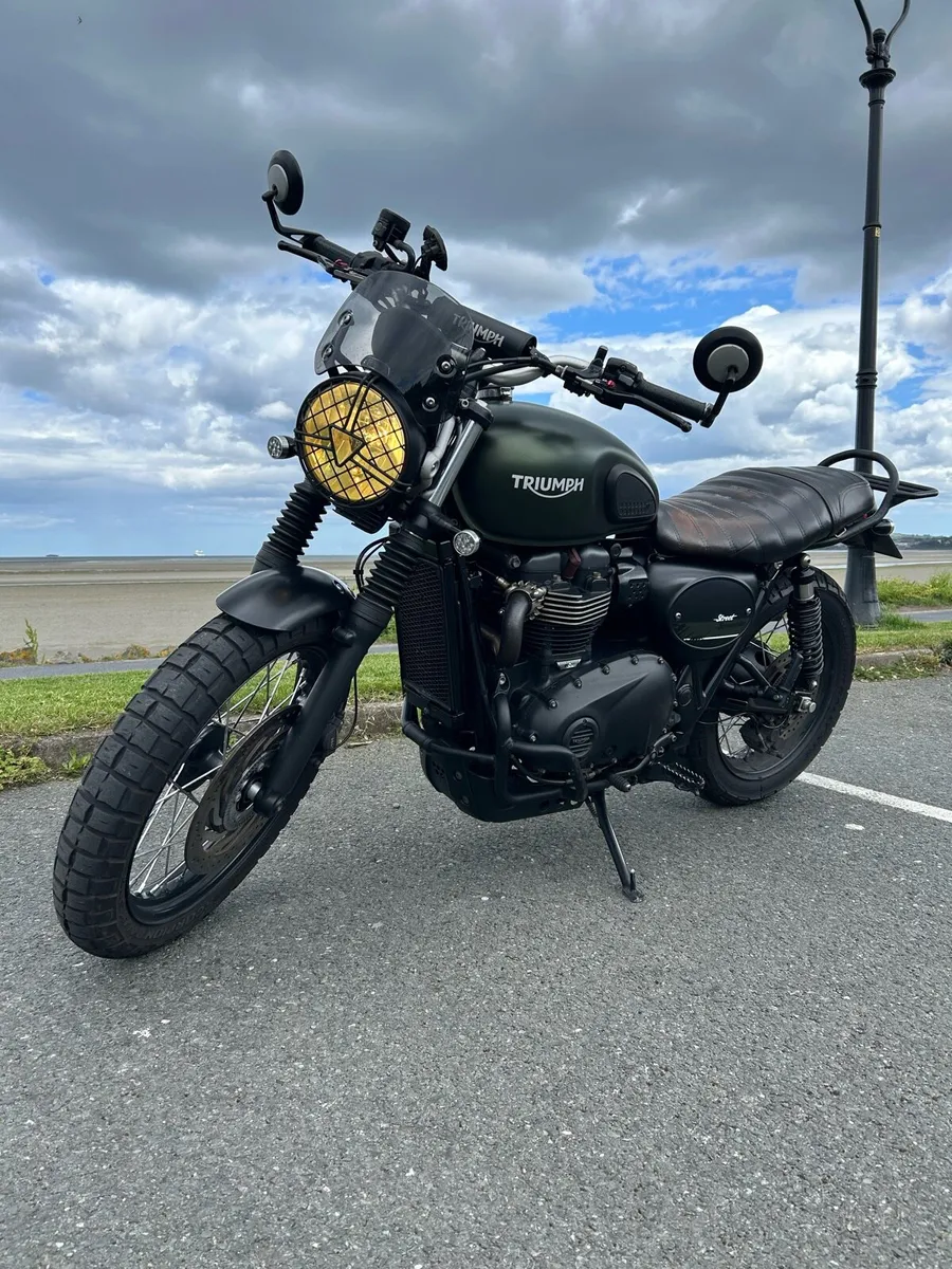 172 Triumph Scrambler 900 | Decat + Hagon Nitros - Image 4