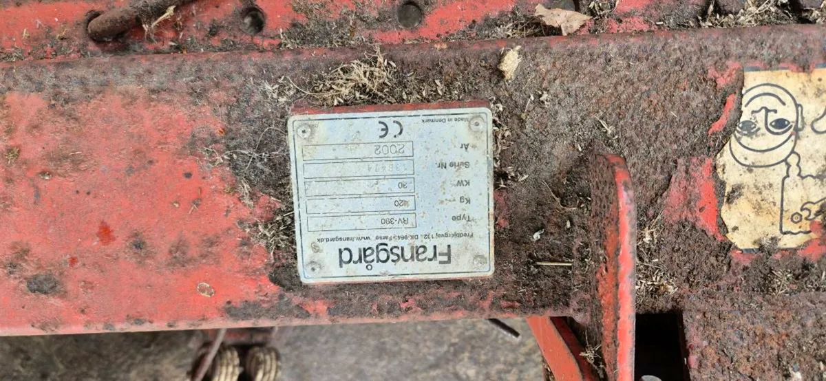 Fransgard rv390 plough - Image 2
