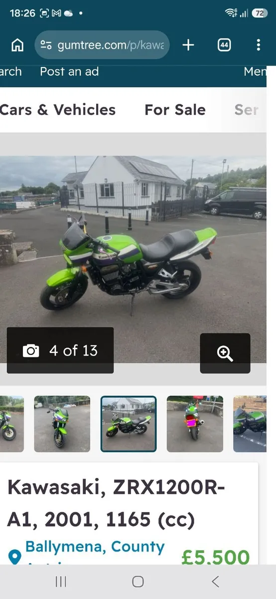 Kawasaki ZRX1200r - Image 4