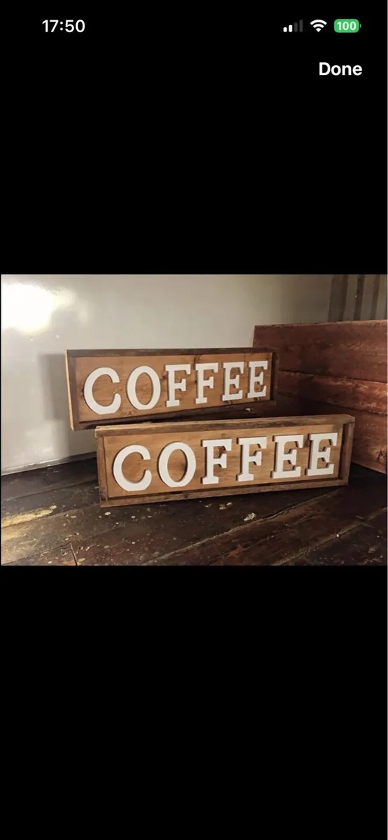 Coffee sign - Image 1