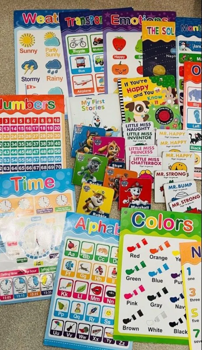 Educational Posters, Mr Men Books, Paw Patrol and - Image 2