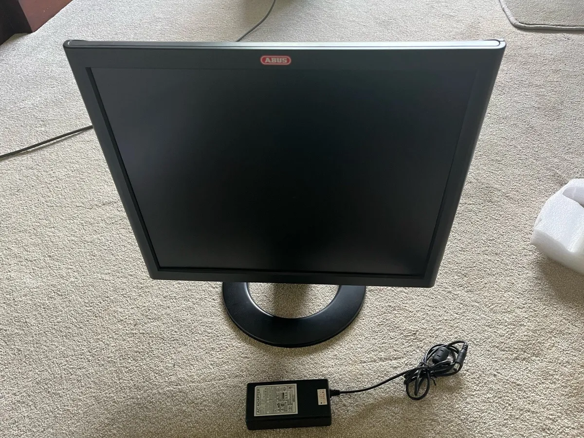 ABUS CCTV / PC MONITOR 19” VGA & AUDIO inputs - Image 3