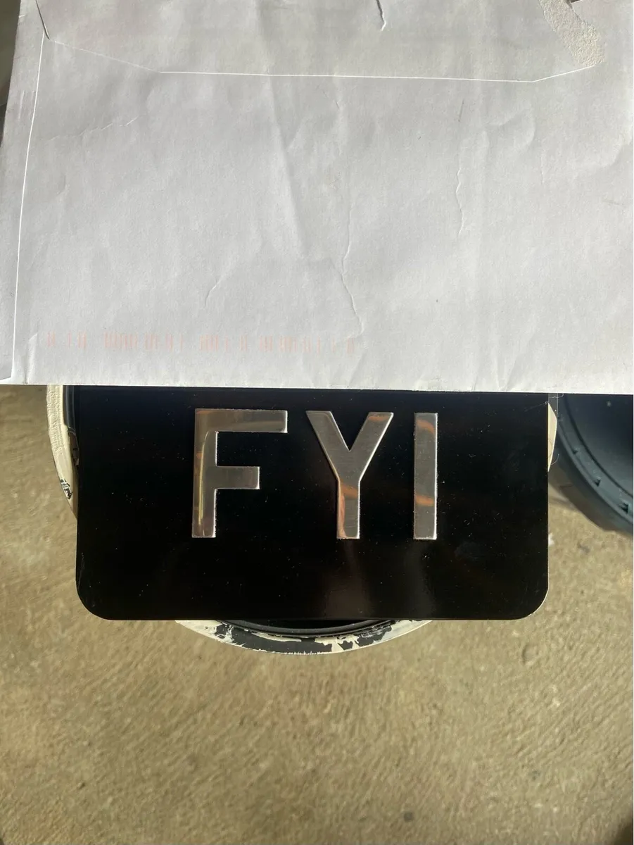 Honda CD 175 Number Plate & Book - Image 1