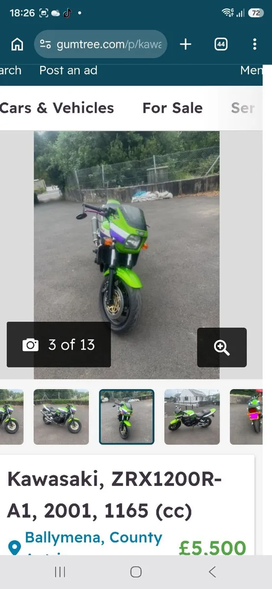 Kawasaki ZRX1200r - Image 1