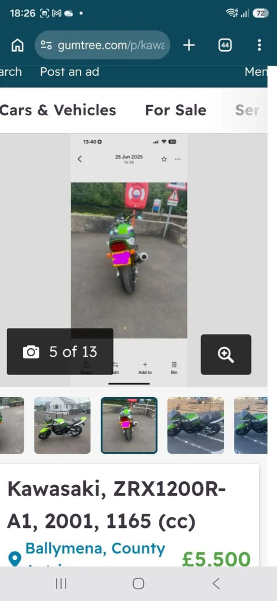 Kawasaki ZRX1200r - Image 3