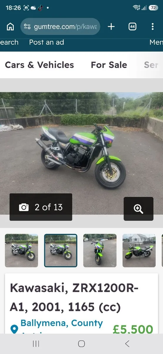 Kawasaki ZRX1200r - Image 4