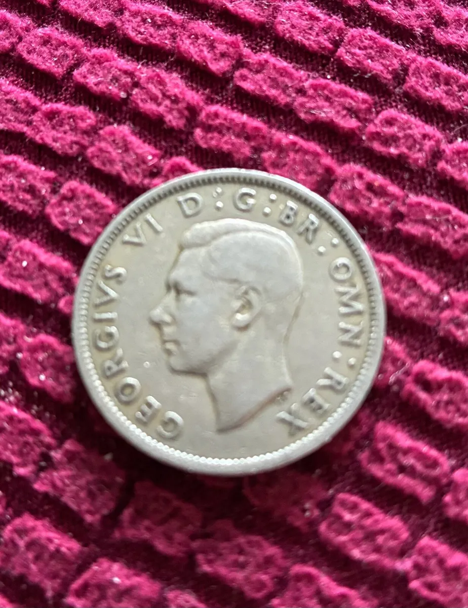 1948 British Two Shillings Coin - Image 1