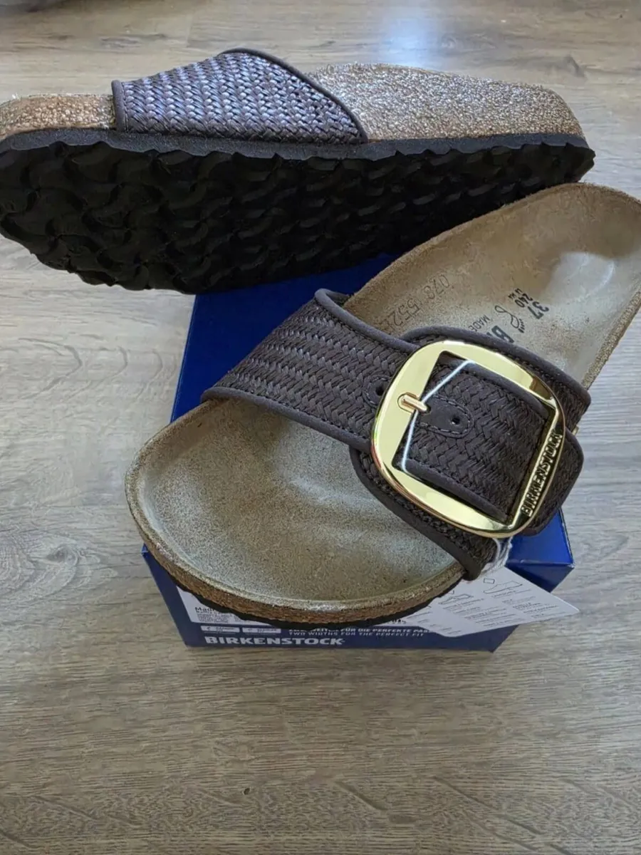 Birkenstock Madrid Big Buckle Raffia – New & unwor - Image 2