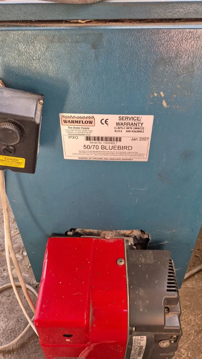 Oil Boiler: Warmflow Bluebird 50/70 - Image 3