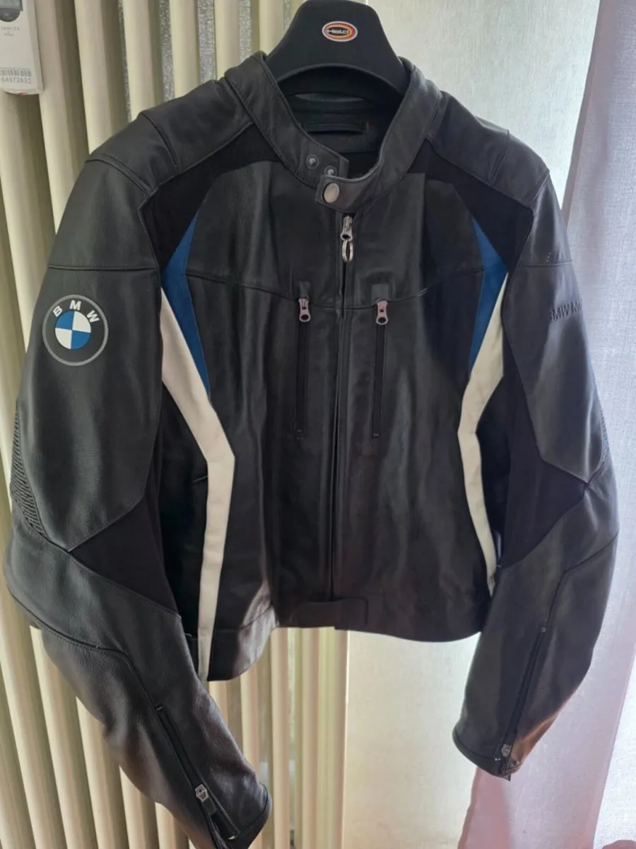 BMW Motorrad Double R jacket, black, blue, white, - Image 1