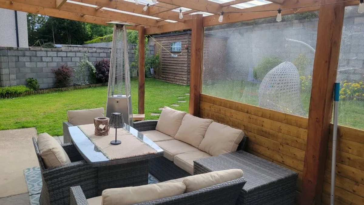 Rattan Garden Furniture and Patio Gas Heater - Image 1