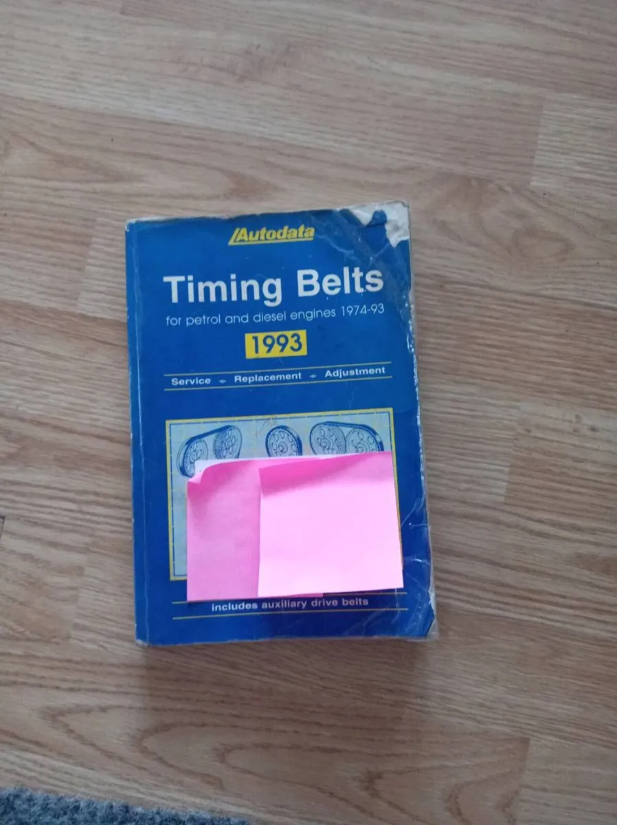 Book Auto data Timing belts