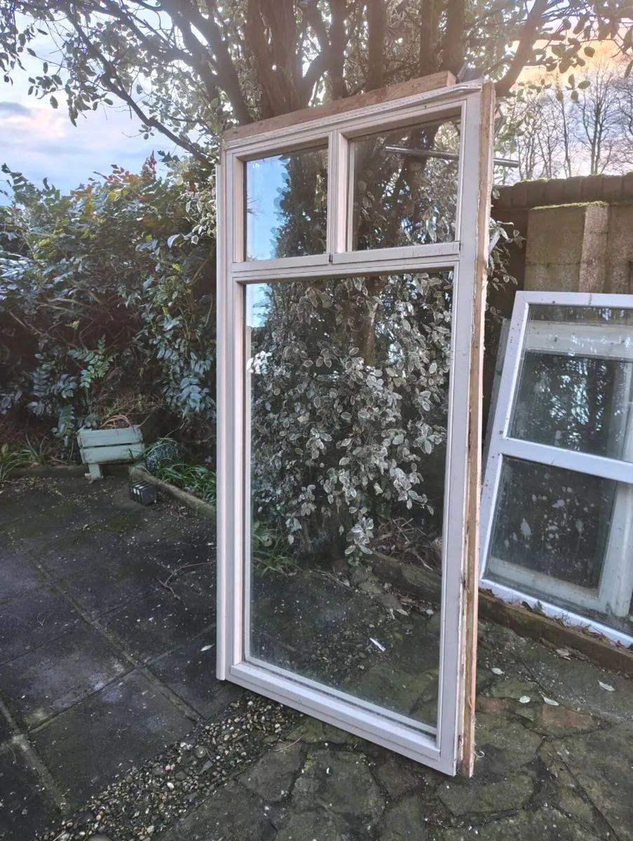 Window 845mm x1790mm hard wood - Image 2