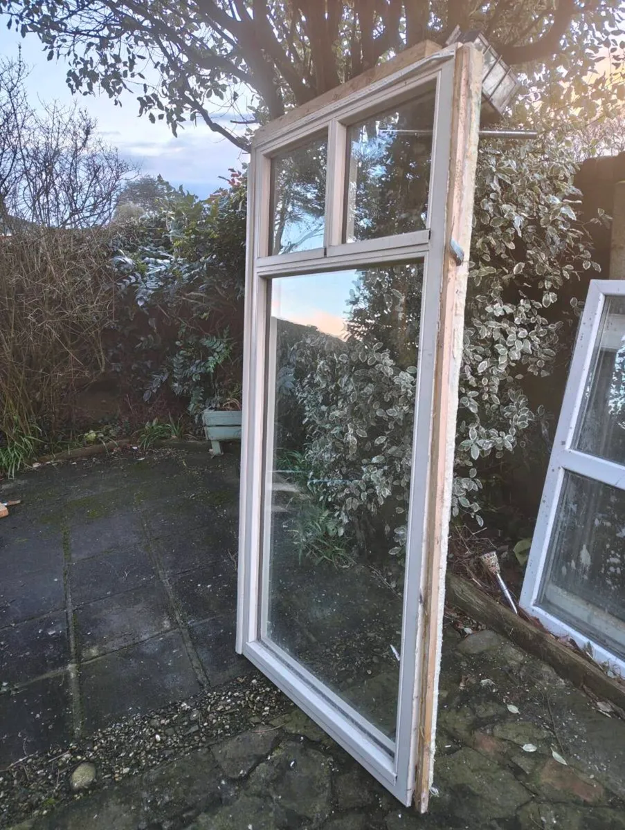 Window 845mm x1790mm hard wood - Image 3